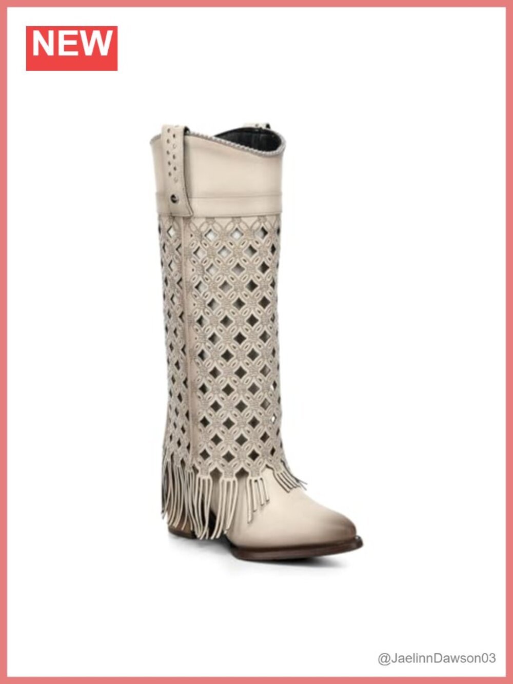 Cuadra Women's Knee-High Boots Genuine Bovine Leather Western Snip Toe